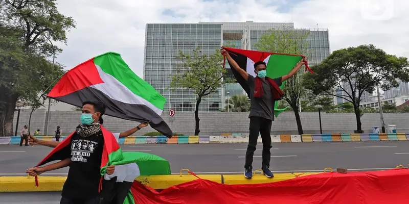 Aksi Bela Palestina di Jakarta