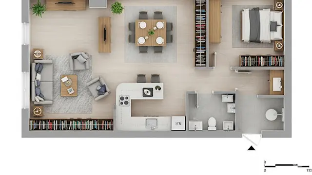 Desain Open Space Tanpa Sekat