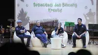 Program Kelana Indonesiana yang digelar di Surabaya sebagai bentuk sosialisasi Indonesiana TV. (Dok: Kemendikbudristek)