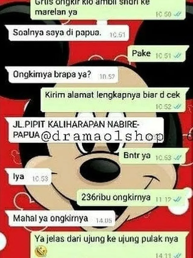 Obrolan Saat Nanya Ongkos Kirim Jualan Online Ini Bikin Pedagangnya Emosi