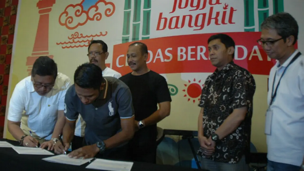 Paslon Wali Kota dan Wakil Wali Kota Yogyakarta nomor urut 1, Imam Priyono dan Achmad Fadli.