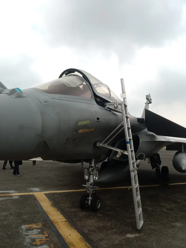 Jet Tempur Rafale yang Singgah di Indonesia.