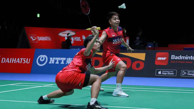 Apriyani Rahayu/Siti Fadia Silva Ramadhanti  - Japan Open 2023 - Bulu Tangkis