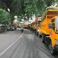 Truk sampah di Bogor dihadang warga (Liputan6.com/ Achmad Sudarno)