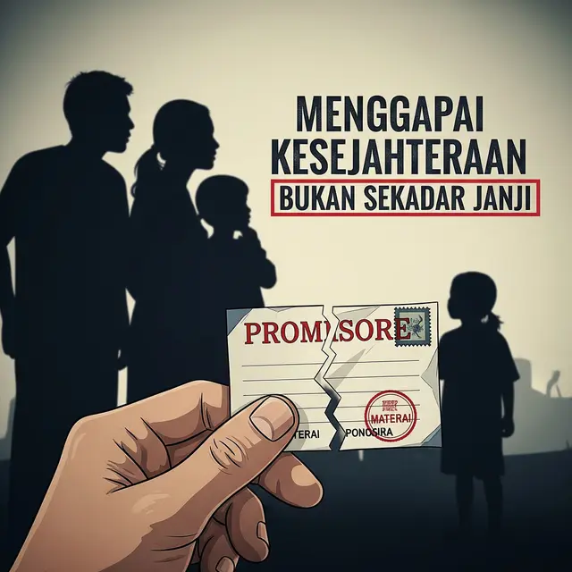 Contoh Poster Hari Buruh (Image by Gemini AI)