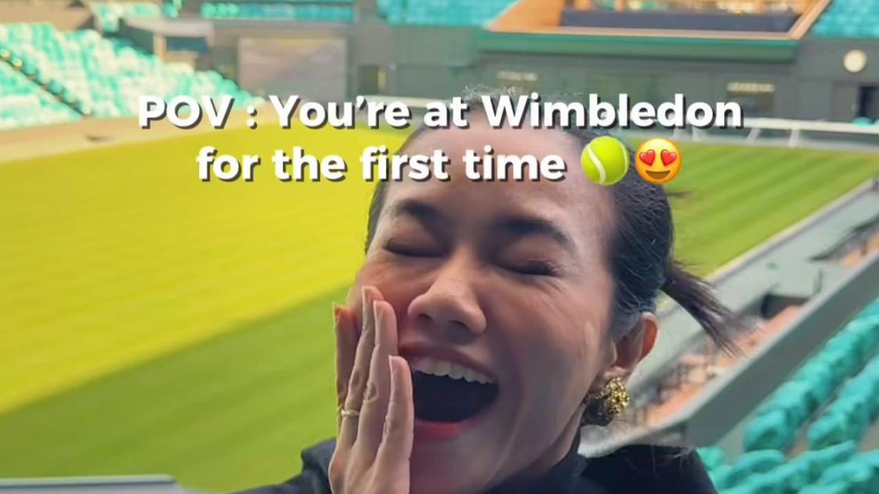 5 Potret Yura Yunita Wujudkan Impian, Kunjungi Stadion Wimbledon untuk Pertama Kali