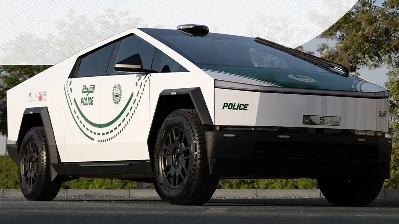 Tesla Cybertruck Polisi Dubai
