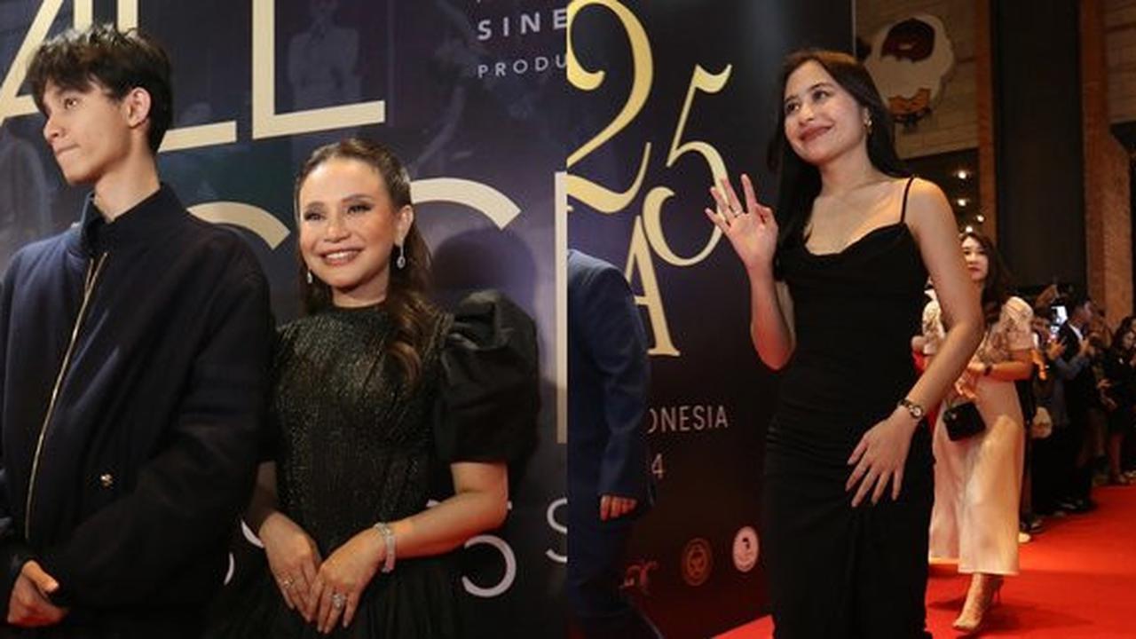 Gala Premier Film Dokumenter Rossa, Prilly Latuconsina Curi Perhatian di Red Carpet