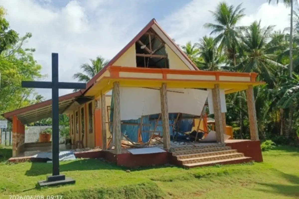 Dampak kerusakan akibat gempa Sangihe. (BNPB)