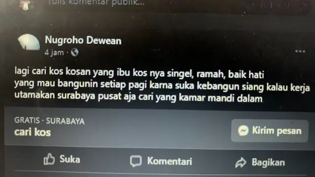 6 Status Absurd Orang Cari Kos-Kosan Ini Bikin Salah Fokus