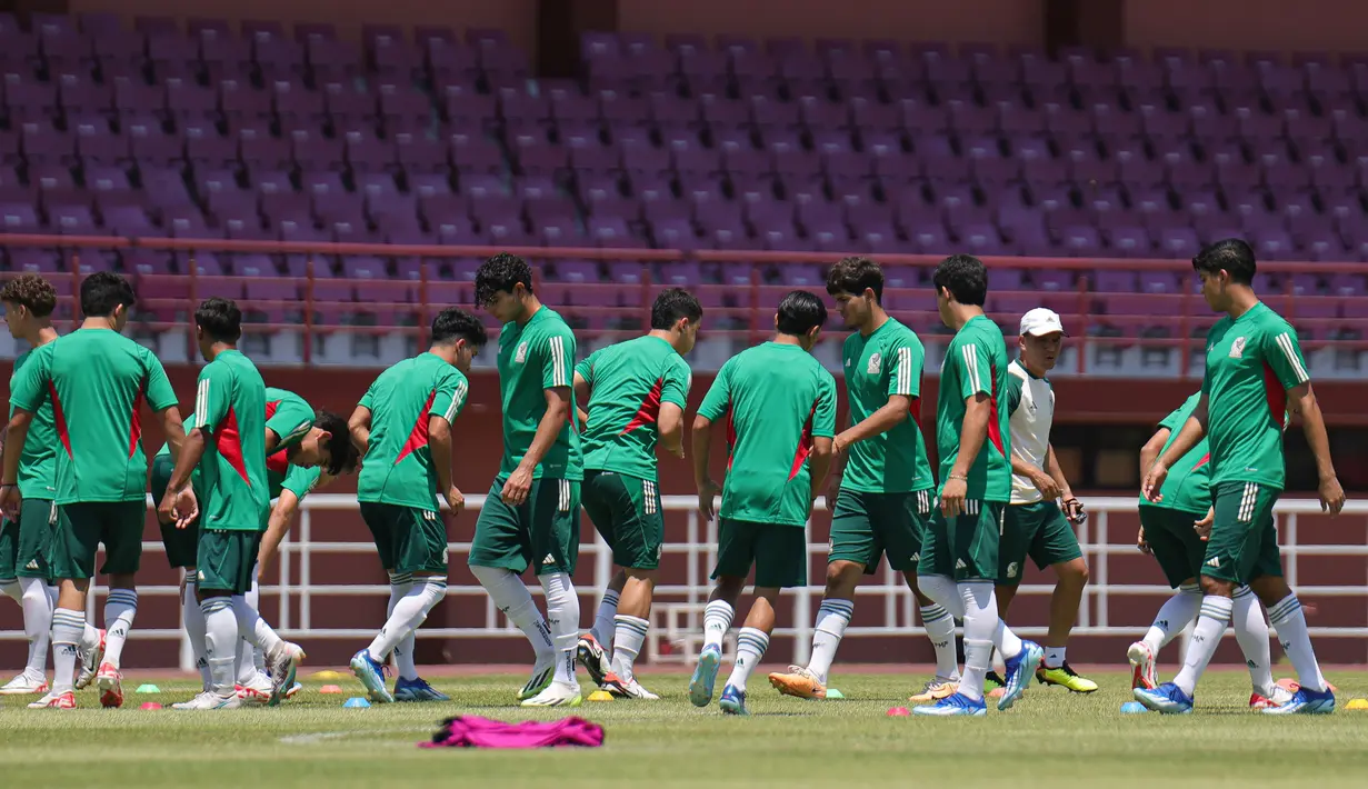 Pelatih timnas Meksiko U-17 Raul Chabrand mengaku sudah memiliki analisa permainan dari calon lawannya timnas Mali. (Doc. LOC WCU17/NFL)
