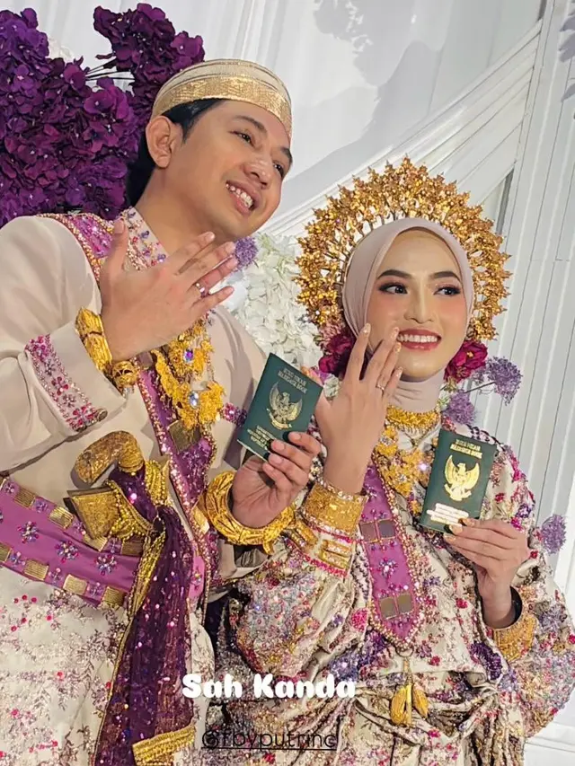 Potret Penyanyi Feby Putri Resmi Menikah, Tampil Penuh Warna Pakai Adat Bugis Modern