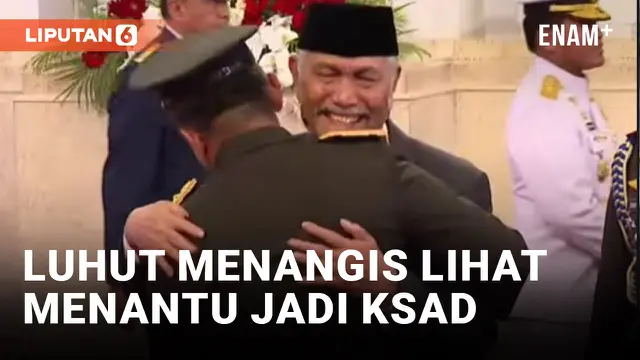 Maruli Simanjuntak Dilantik Jadi KSAD TNI, Luhut Tak Kuasa Tahan Tangis