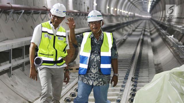 Menko Darmin Pantau Pembangunan Proyek MRT