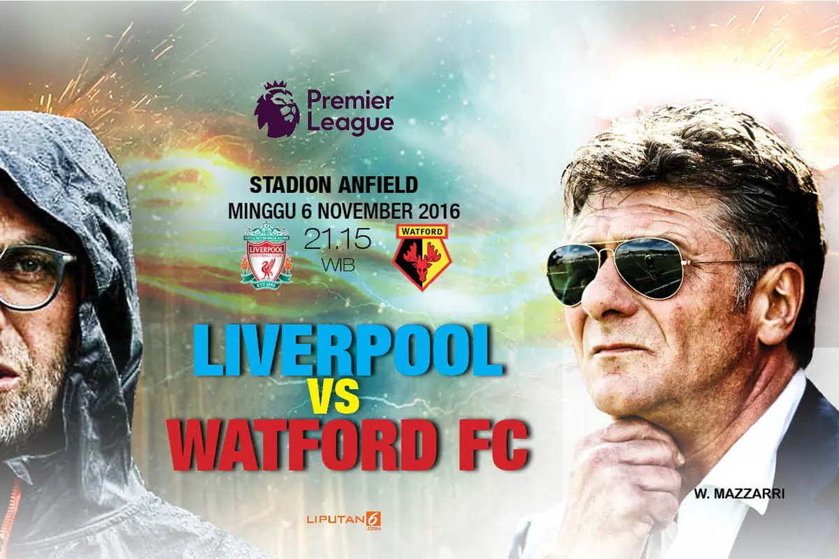 Prediksi Liverpool Vs Watford 