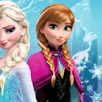Elsa dan Anna yang merupakan pemeran utama dalam film Frozen