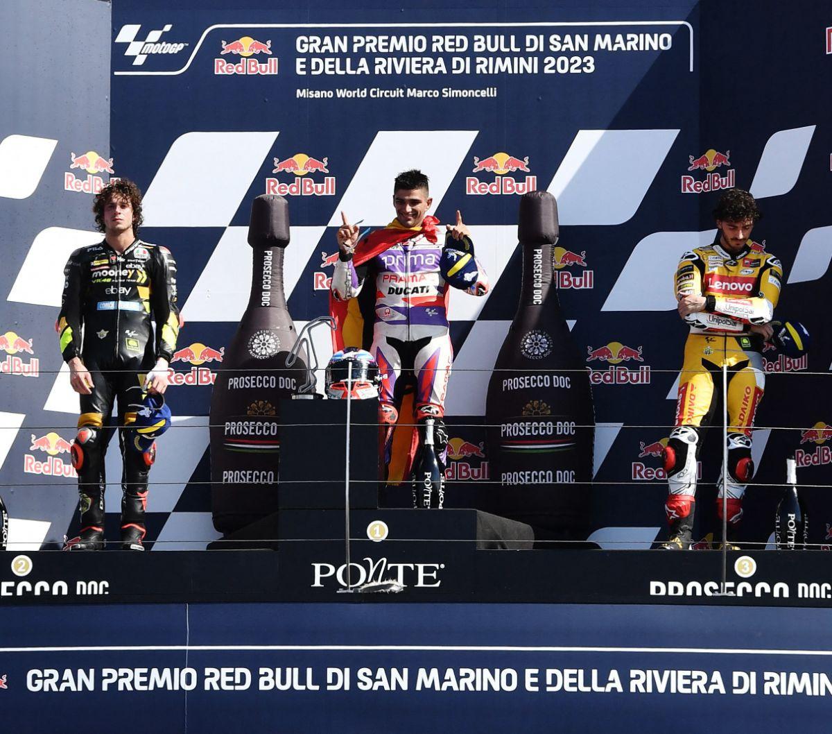 Jorge Martin mengaku sangat puas dengan keberhasilannya yang telah menyapu bersih kemenangan pada seri MotoGP San Marino 2023. <br><br>Keberhasilan tersebut membuat pembalap tim Pramac Ducati itu menempati peringkat kedua klasemen semantara MotoGP 2023.<