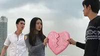 Verrell Bramasta, Aliando Syarief dan Natasha Wilona dalam adegan sinetron Siapa Takut Jatuh Cinta. (Instagram)