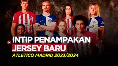 Berita video Atletico Madrid resmi merilis jersei kandang baru untuk mengarungi La Liga 2023/2024.