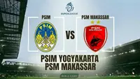 Ilustrasi PSIM Yogyakarta versus PSM Makassar, BRI Super League. (Bola.com/AI)