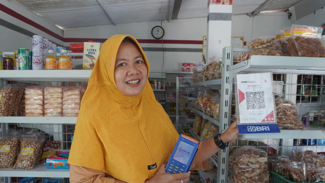 Susilawati (39) agen BRILink di Gadingsari, Kec. Sanden