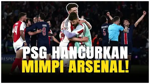 VIDEO: PSG Renggut Mimpi Arsenal Raih Trofi, Mikel Arteta Kembali Nirgelar Musim Ini