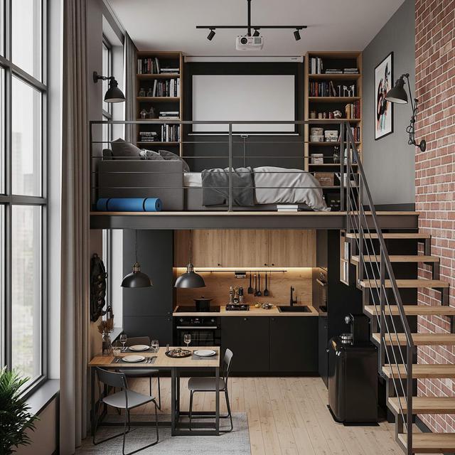 Rumah 3x5 Mezzanine Terbaru 2025