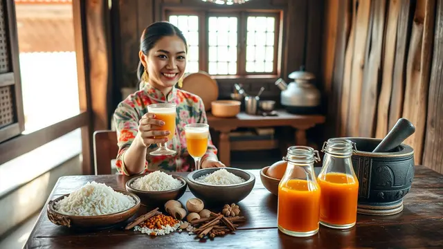 cara membuat jamu beras kencur