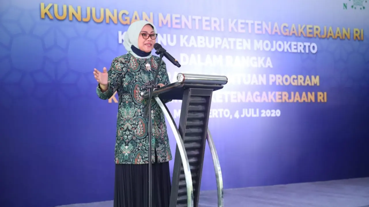 Menteri Ketenagakerjaan Ida Fauziyah.