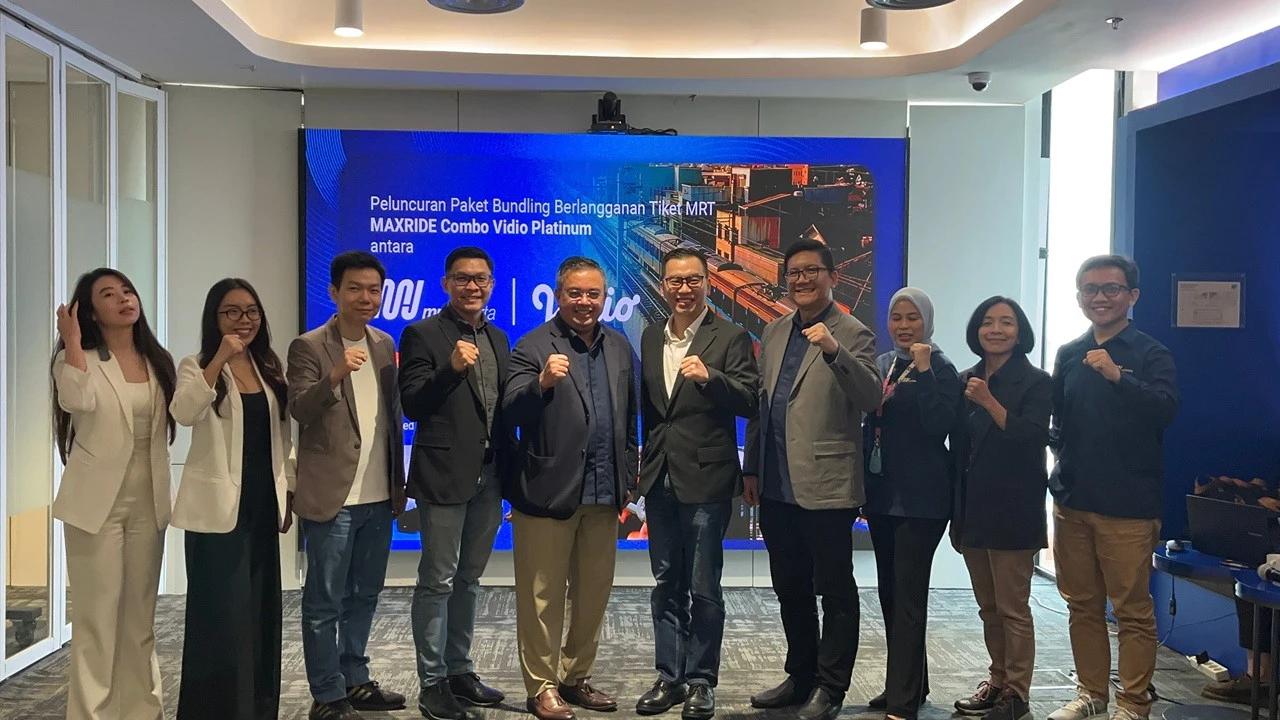 MRT Jakarta Kerja Sama Bareng Vidio, Naik MRT Kini Bisa Streaming Hiburan Digital
