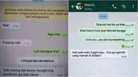 Chat ibu dan anak (Sumber:X/Rienir123)