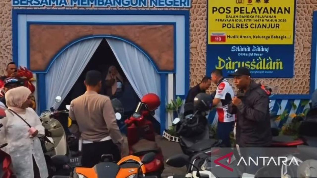 Polres Cianjur Dirikan Pos Pelayanan Mudik di Jalur Bandung-Cianjur untuk Kenyamanan Pemudik