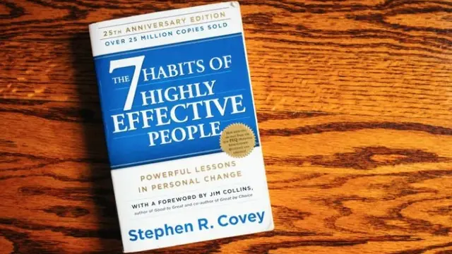 Buku The 7 Habits of Highly Effective People.
