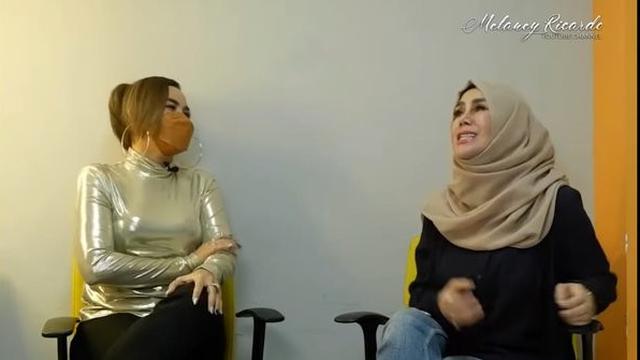 Mama Amy saat diwawancara Melaney Ricardo