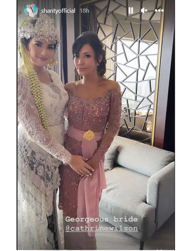 7 Momen Pernikahan Catherine Wilson dan Idham Masse, Mahar Emas 100 Gram