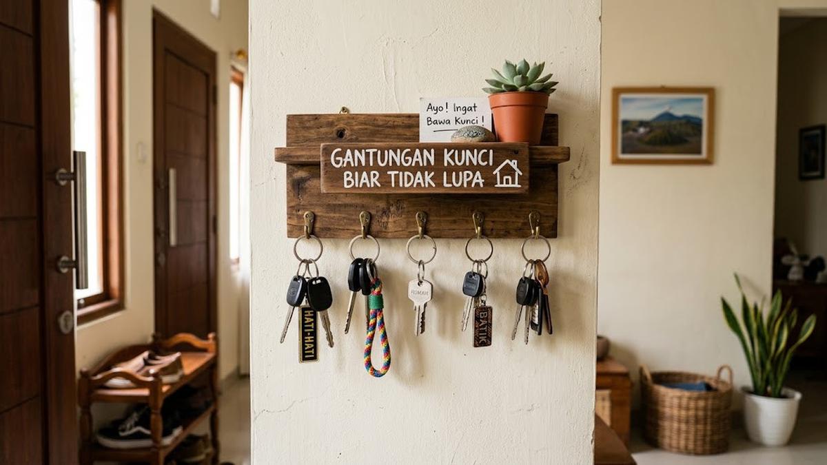 10 Ide Tempat Menyimpan Kunci agar Tidak Lupa Menaruhnya, Anti Hilang