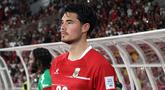 Pemain Timnas Indonesia, Elkan Baggott saat laga semifinal FIFA Series 2026 melawan St Kitts and Nevis di Stadion Utama Gelora Bung Karno (SUGBK), Senayan, Jakarta, Jumat (27/03/2026). (Bola.com/M Iqbal Ichsan)
