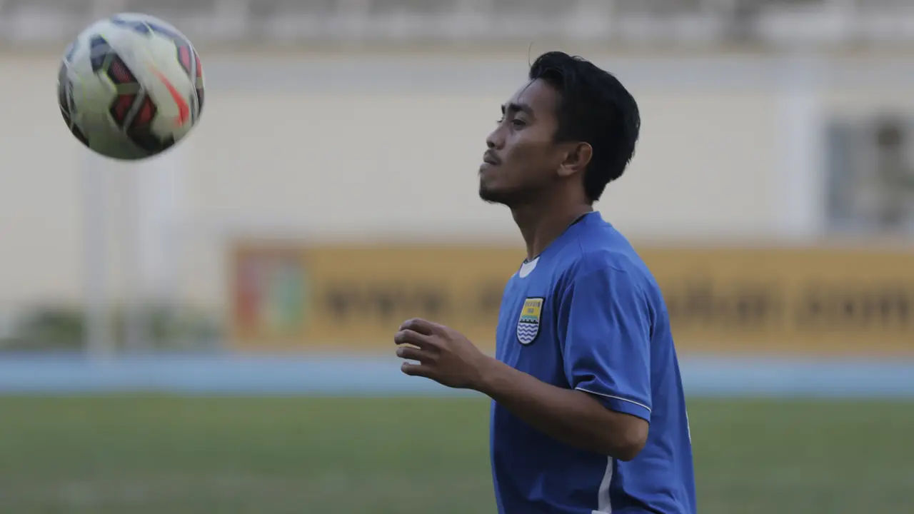 Pemain Persib Bandung Muhammad Taufiq