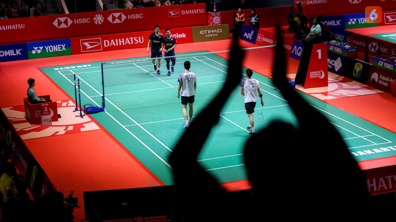 Foto: Bungkam Wakil Taiwan, The Daddies Amankan Tiket 16 Besar Indonesia Masters 2025