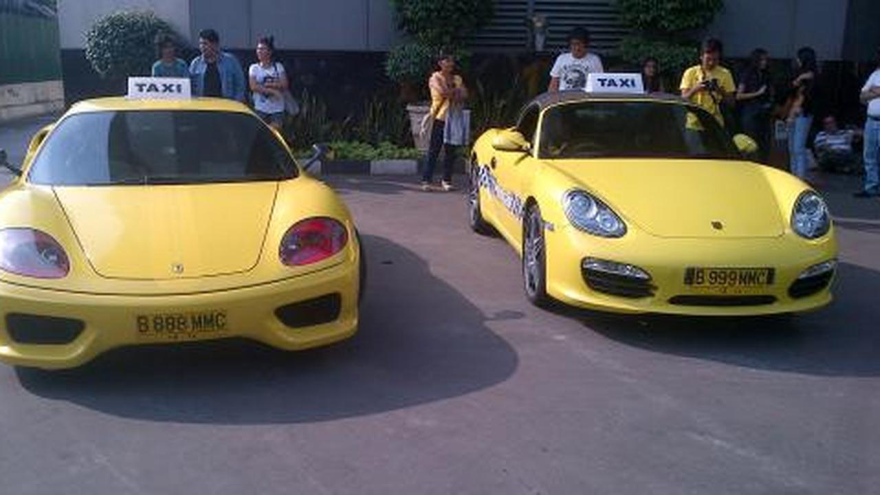 Polda Metro akan tindak taksi Ferrari & Porsche