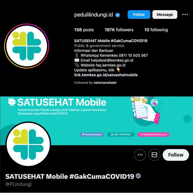 Media Sosial Satu Sehat