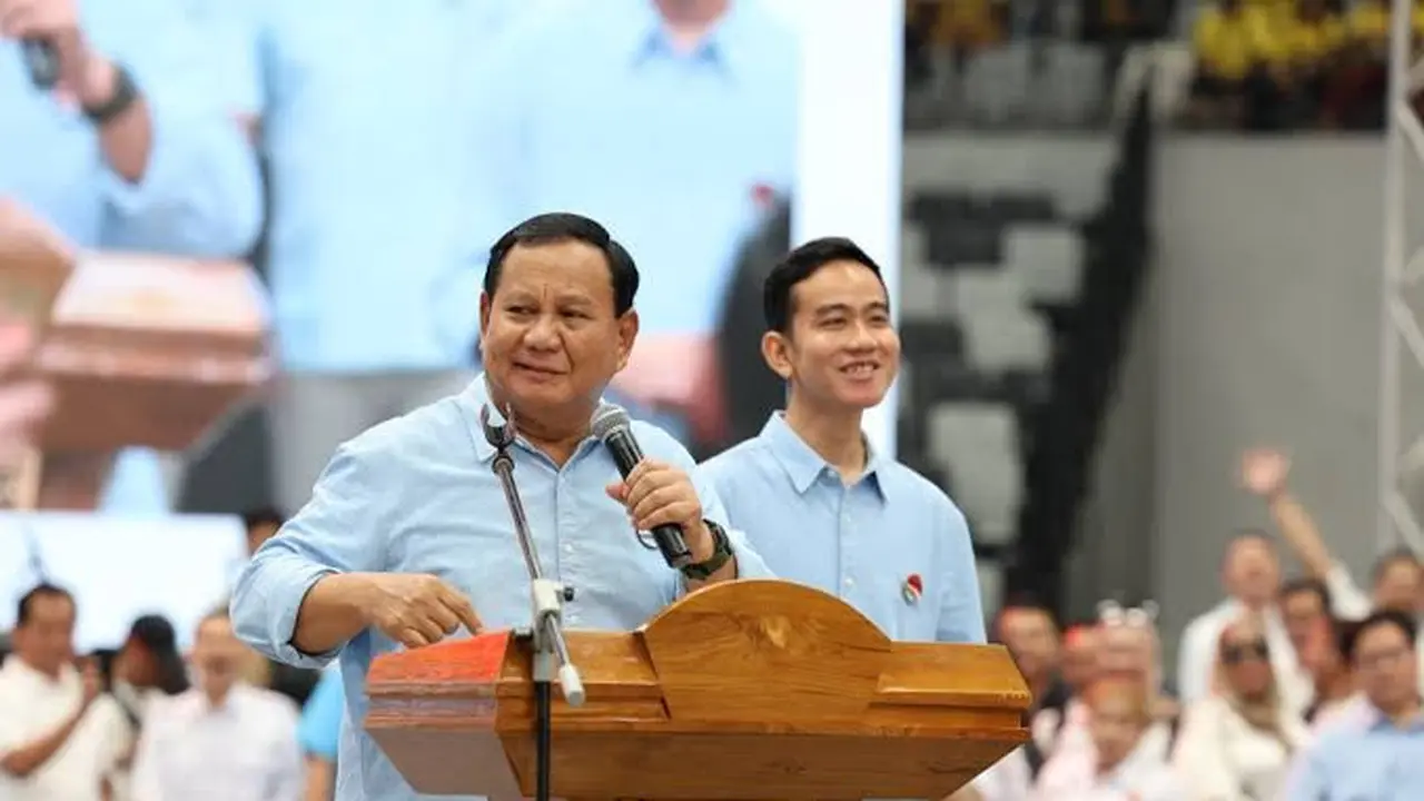 Presiden Terpilih dan Wapres Terpilih Prabowo Subianto dan Gibran Rakabuming Raka.