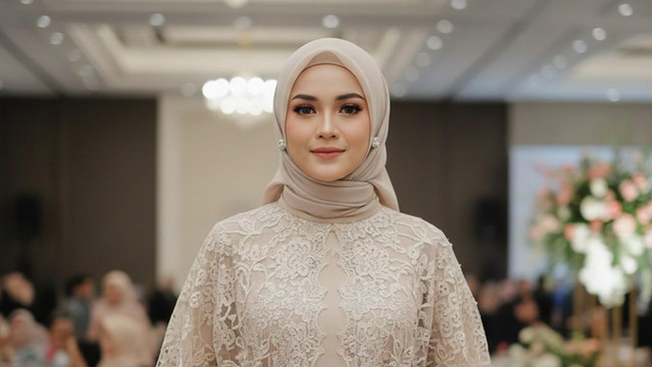 7 Model Gamis Brokat Copotan dengan Tampilan Fleksibel, Cocok untuk Acara Resmi hingga Santai
