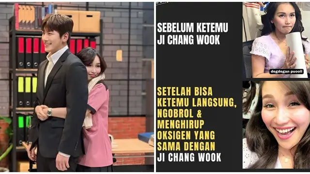 Potret 7 Artis Indonesia Bareng Ji Chang Wook, Ayu Ting Ting Tegang Hafal Script