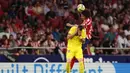 Kemenangan ini mengantarkan Atletico ke posisi dua klasemen Liga Spanyol dengan 69 poin, unggul satu angka dari Real Madrid di bawahnya. (Photo by Pierre-Philippe MARCOU / AFP)