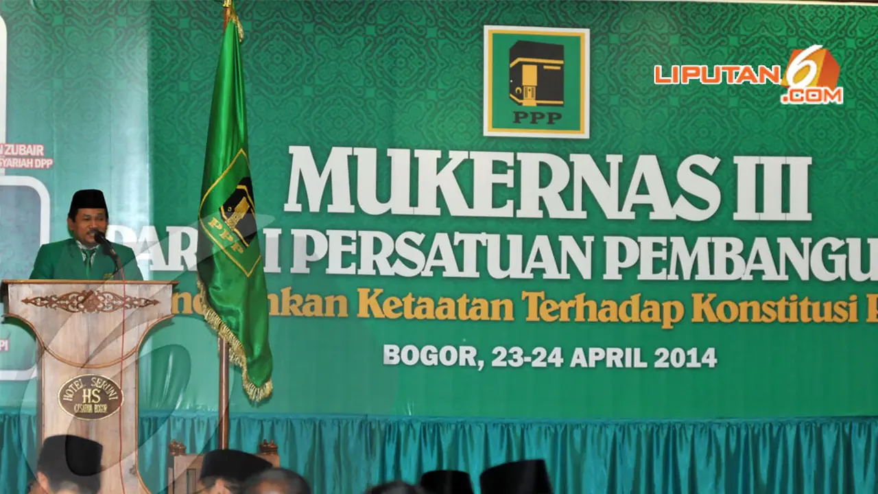 Tanpa SDA, Mukernas PPP Tetap Berjalan