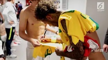 Neymar diajak pindah ke Real Madrid oleh Luka Modric saat keduanya melakukan laga persahabatan antara Brasil dan Kroasia.