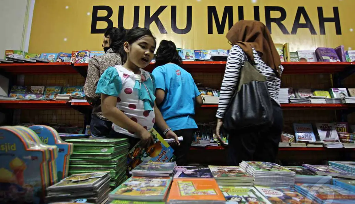    Jakarta Book Fair resmi digelar 23 Mei hingga 1 Juni di Istora Senayan, Jakarta, Jumat (23/05/2014) (Liputan6.com/Faizal Fanani).