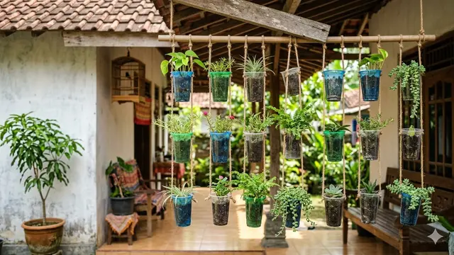 Ide Kebun Kecil dari Gelas Plastik Bekas Lebaran (Foto: Gemini AI)