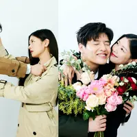 Pemotretan Kang Ha Neul dan Jung So Min untuk film Love Reset. (Foto: Twitter/ mindmark_movie)